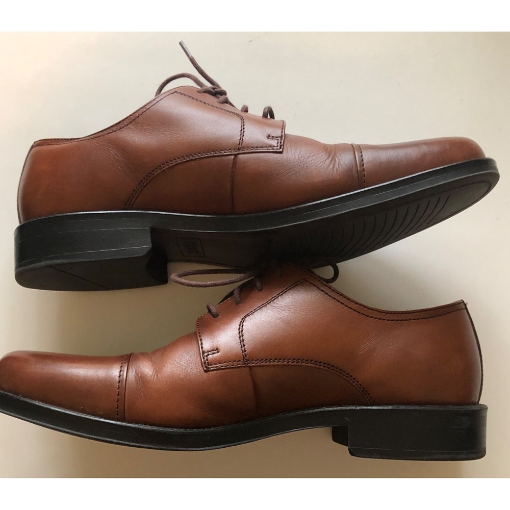 Chaps Mens Shoes 11M Oxfords Leather Lace Up Brown Dress/ Work Formal - Picture 6 of 6